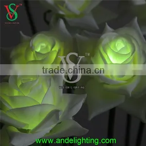 Home Decoration Decorative White Rose Artificial Flower thumbnail-1