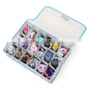 2015 New Fashion Oxford Cloth Underwear Storage Boxliving Box thumbnail-2