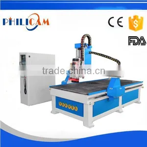Philicam Wood Cnc Router Machine Auto Tool Changer for Wooden Door Design thumbnail-1