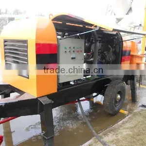 Hydraulic Small Motor Trailer-mounted Concrete Trailer Pump thumbnail-6