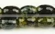 Dyed Yellowgreen Agate Faceted Rice Beads thumbnail-1