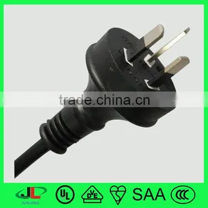 SAA Approved PVC Insulated Wire With Australia 3 Flat Pin Power Plug, High Quality Electrical Plug thumbnail-2