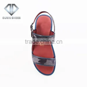 New Designs Flat Comfortable Hot Sell Men Sandals Photo for 2016 thumbnail-5