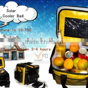 Outside Insulated Solar Cooler Box Travel Solar Cooler Bag thumbnail-3