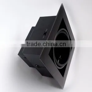 15w White Square Single Head Cob Led Grill Light Fixture thumbnail-1