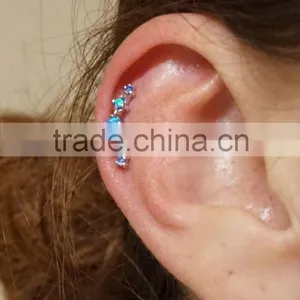 Surgical Stainless Steel Jewelry Tragus Piercing Earring Plugs Stud Ear Cartilage Earrings Jewelry Fashion Earrings thumbnail-2
