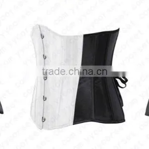 Hot Sale Heavy Brocade Fabric Full Steel Boned Tight Lacing Back Support Corset thumbnail-6