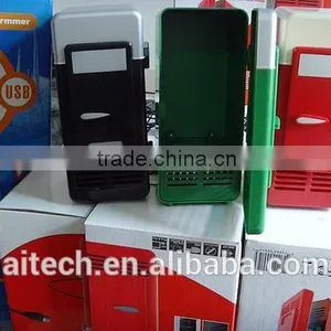 New Mini USB USB Fridge Cooler Gadget, Cooler/Warmer Cans Refrigerator thumbnail-1