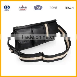 2016 Trendy Bicycle Sport Running Belt PU Waist Bag Leisure Bag for Men and Women thumbnail-2
