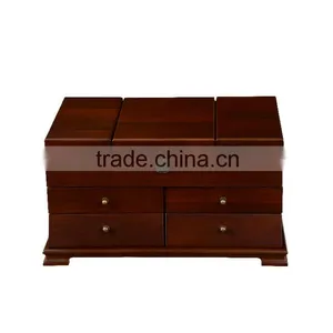 Chinese Factories Wholesale Custom Wooden Jewelry Box, Drawer Storage Boxes, Cosmetic Boxes thumbnail-5