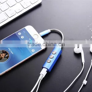 HOT!! New Released 8-pin To 3.5mm Headphone Adapter 2in1 Audio And Charging Cable For IPhone 7/iPhone 7 Plus thumbnail-2