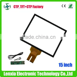 LENXIA Factory 15 Inch Transparent Glass Touch Screen for Industrial Use thumbnail-4