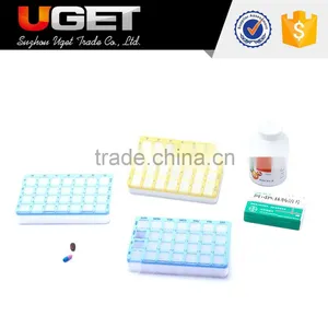 Promotion Customized Plastic Drawer 28 Day Travel Pill Box Case thumbnail-1