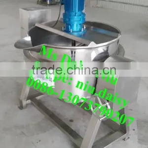 Steam Cooking Kettle With Agitator/double Jacketed Steam Kettles/jacketed Kettle Mixer thumbnail-3