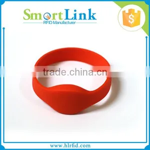 Hot 2016 New Products Cheap Popular Silicon RFID Wristband, Colorful Waterproof Silicone RFID Bracelets Tag for Event thumbnail-4
