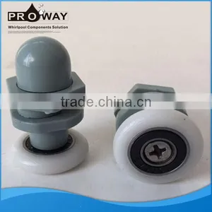 Plastic Sliding Door Rollers Bathroom Shower Bearing Pulley thumbnail-1