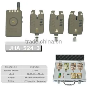 Carp Fishing Tackle Wireless Bait Alarm Set thumbnail-1