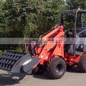 ZL125 Mini погрузчик на колесах с сертификатом CE thumbnail-4