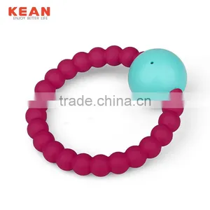 FDA Approved Baby Teethers Rattle Ring Gift Set Cool Baby Gifts thumbnail-1