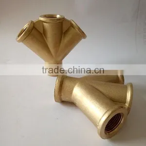 w Type Connection , Brass Threaded Tube Fitting thumbnail-3