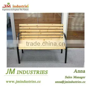 Hot Sale Wooden Bench Cast With Iron thumbnail-1