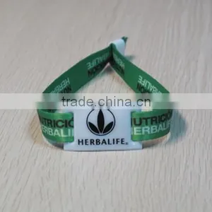 Factory Price RFID Fabric Wristbands for Events, HF NFC RFID Fabric Woven Wristbands in China thumbnail-1
