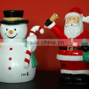 OEM Blow Molding Plastic Toy 3D Cartoon Novelty Toy,Santa Claus, Christmas Snowman thumbnail-1