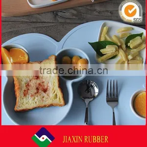 New Arrival Colorful Silicone Baby Mat Funny Cloud Shape Placemats for Home Kitchen thumbnail-1
