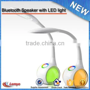 China on Sale Multifunctional Bluetooth Flexible Desk Lamp With Mini Speaker Player Music thumbnail-4