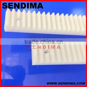Manufacturer Custom Cnc Machined Liner Gear Rack Rail PPS Teflon Pom Nylon Plastic Rack and Pinion Gear Sets thumbnail-1