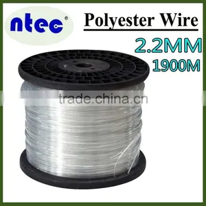 4.0mm Transparent and Black Polyester Vineyard Wire thumbnail-1