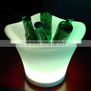 Plastic Beer Ice Bucket With Handle for Bar thumbnail-2