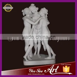 The Three Graces Statues in Marble Decoration thumbnail-2