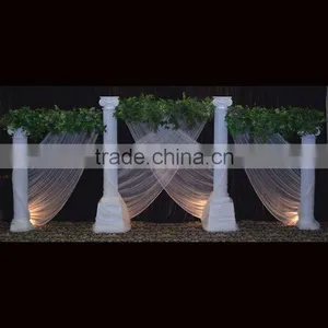 White Marble Wedding Decoration Pillar Design thumbnail-1