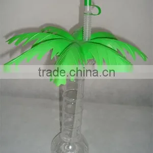 500 ml Coconut Tree Straw Cup thumbnail-1