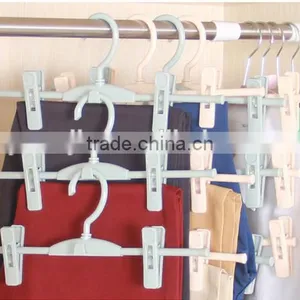 Wholesale Stock Small Order Rotatable With Clip Plastic Clothes Hanger thumbnail-6