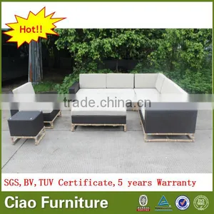 Elegant Sofa Designs Rattan Sofa Modern Garden Outdoor Sofa thumbnail-1
