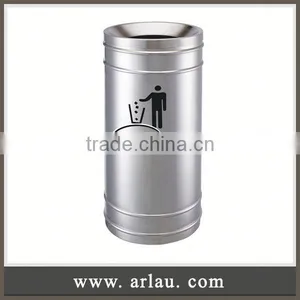 Arlau Outdoor Recycle Waste Bin,Round Garbage Bin,Trash Can Box thumbnail-1