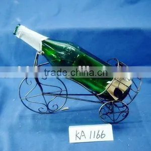 Unique Antique Metal Mini Bike Wine Basket thumbnail-1