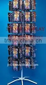 Floor Stand Revolving CD Display With 72 Holders thumbnail-1