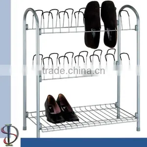 H1301 Metal 3 Shelf Shoe Rack thumbnail-1