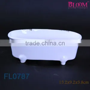 2014 Bathtub Shape Ceramic Pot,mini Plant Pot thumbnail-1