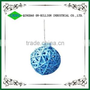 Christmas Ball Wicker Decorative Balls thumbnail-1