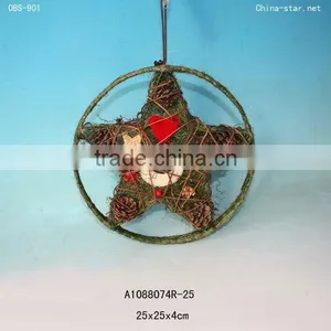 Rattan Star for Christmas thumbnail-1