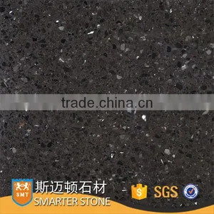 Black Emperador Artificial Stone Magic Black Stone Big Slab 1.8cm Thickness thumbnail-1