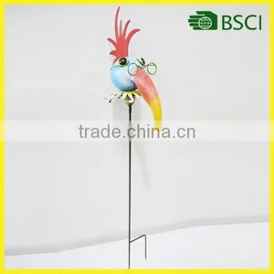 Wholesale Metal Yard Art Bird Sign Garden Stick for Garden Decor thumbnail-1