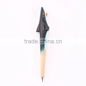 Novelty Wooden Hand Craft Animal Ballpoint Pen, Creative Wooden Craft Animal Ball Pen thumbnail-5