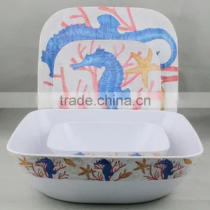 Professional Custom Baby Tableware Melamine Dinner Set for Kids ,mt1158 Cheap Melamine Tableware thumbnail-1