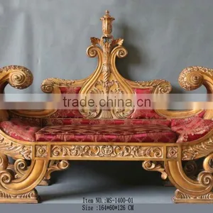Weddings Decoration Stage Sofa Set & Chairs for Bride & Groom Classic Crafts thumbnail-5