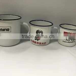 OEM Design Enamel Mug Custom Printing for Souvenir Gift thumbnail-1
